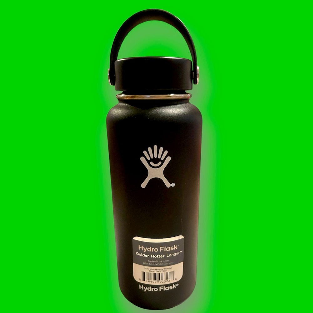Hydro‎ Flask 32 oz Wide Mouth Water Bottle - Black